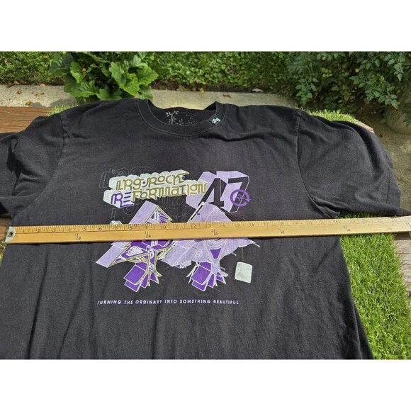 LRG Roots People Equipment Shirt Men XL Black Short Sleeve Rock Formation - Picture 9 of 11